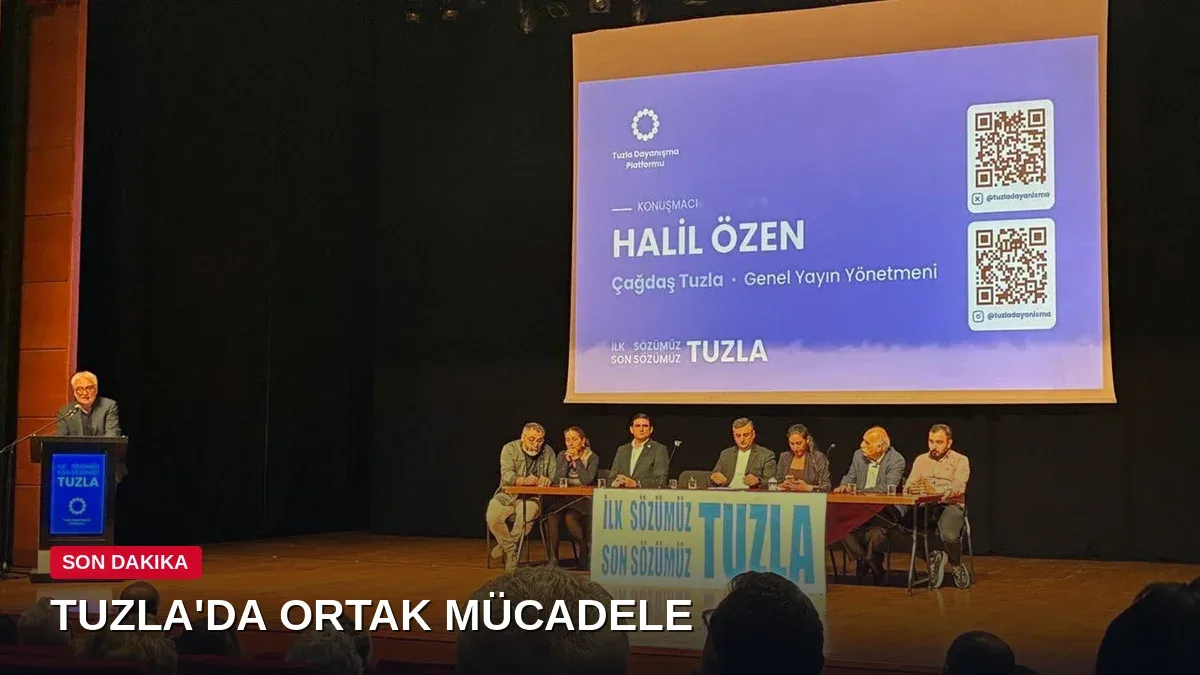 Tuzla'da ortak mücadele çağrısı: 'İlk sözümüz de son sözümüz de Tuzla'