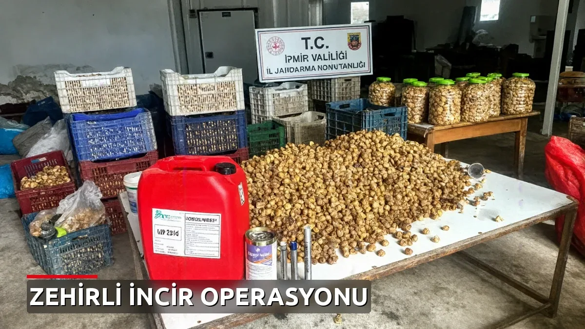 Vatandaşa zehir yedireceklerdi: Lavabo açıcıyla beyazlatılmış 3 ton incir ele geçirildi