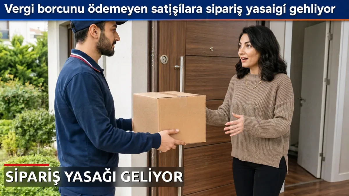Vergi borcunu ödemeyen satıcılara sipariş yasağı geliyor