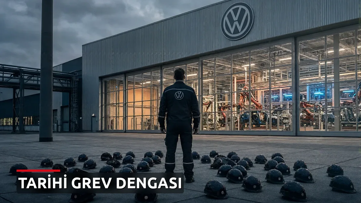 Volkswagen'de restleşme: 1 Ocak itibarıyla tarihi grev dalgası başlayacak