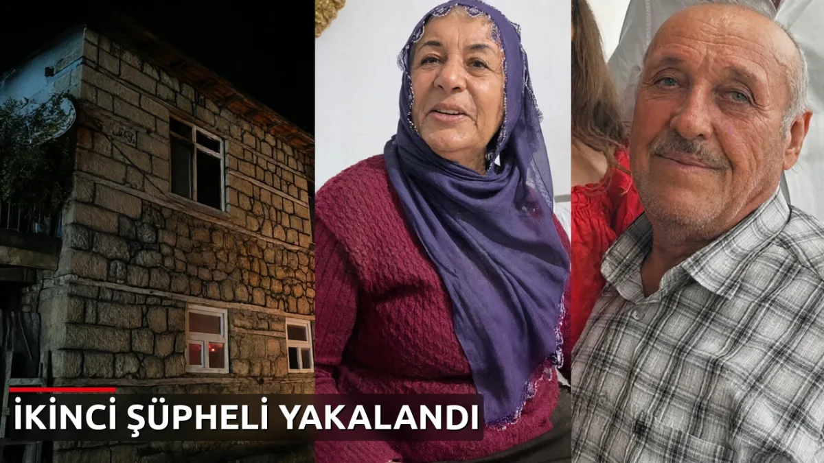 Yaşlı çiftin yangın süsü verilen cinayetinde ikinci şüpheli yakalandı