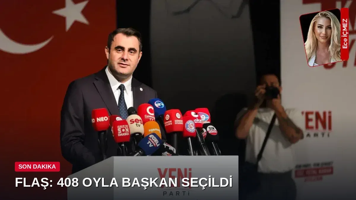 YENİ Parti İzmir'de Çağatay Güç 408 oyla il başkanı seçildi