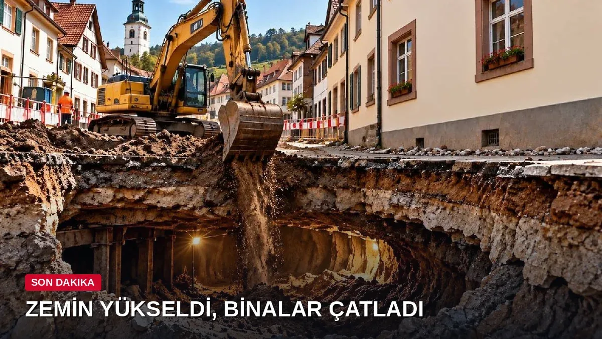 Yer altındaki kazı kasabayı felakete sürükledi