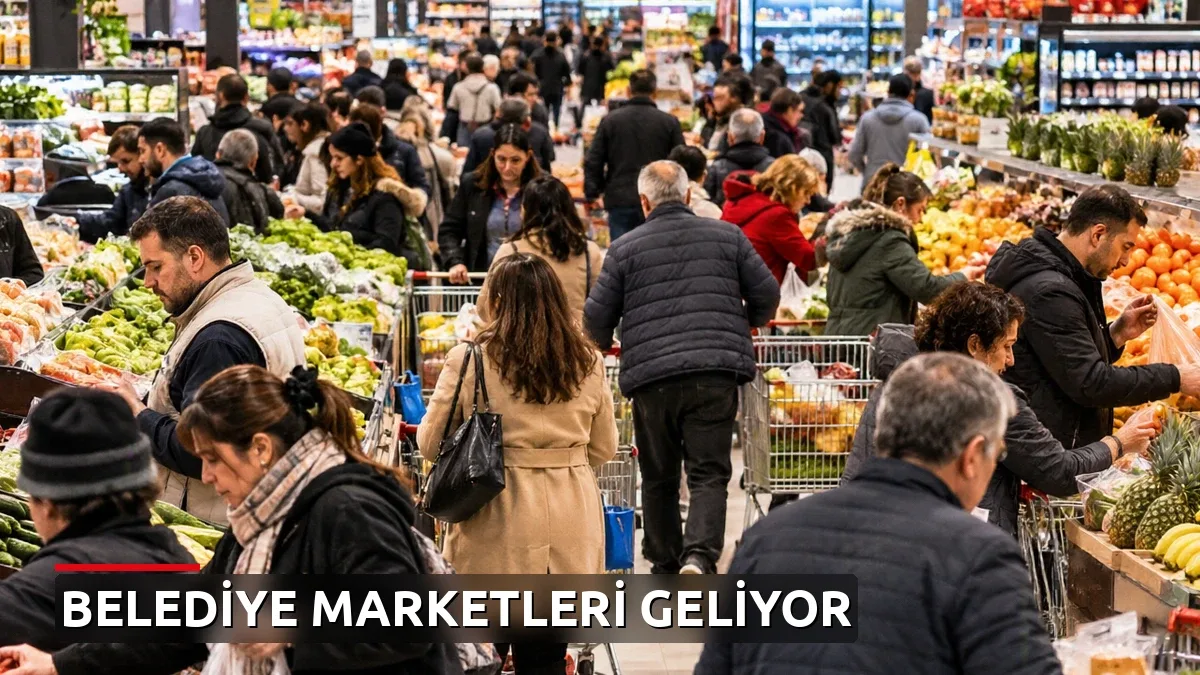 Yüksek Gıda Fiyatlarına Karşı Belediye Marketleri Geliyor