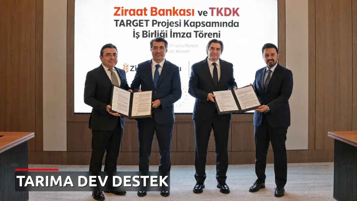Ziraat Bankası ve TKDK'dan tarım ve gıda yatırımcılarına 10 milyon dolara kadar finansman