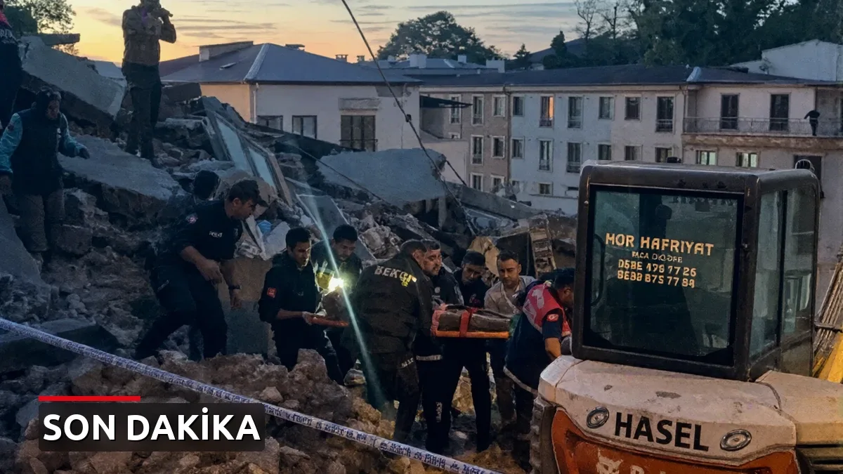 Zonguldak'ta 3 Katlı Bina Çöktü: Enkazda Kurtarma Operasyonu Sürüyor